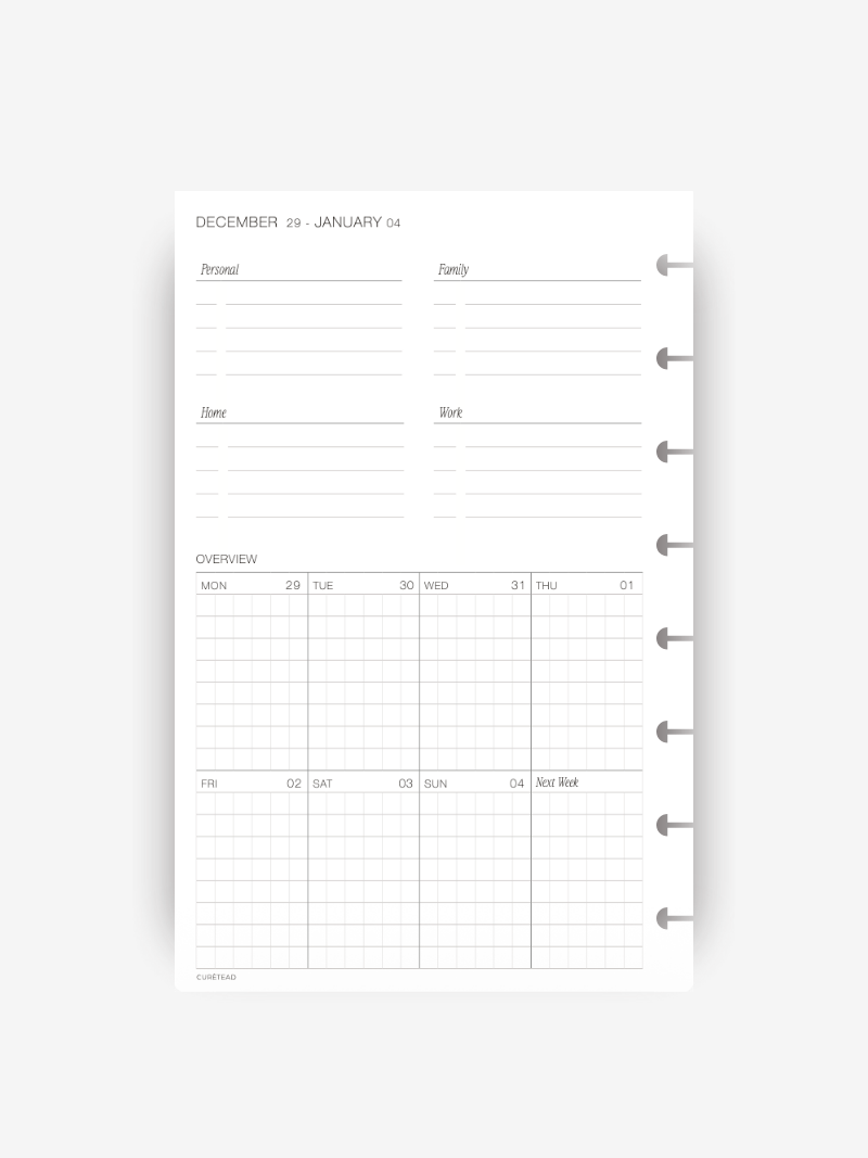2026 Weekly Planner Bundle | Deluxe