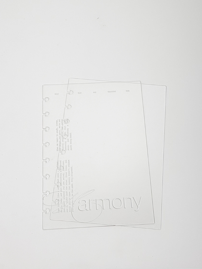 Harmony Clear Discbound Cover Set